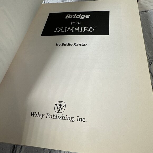 3 BRIDGE Card Game Books Bridge For Dummies Complete Idiot Guide Winning Bridge - Picture 10 of 16